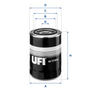 23.113.00 Olejový filtr UFI