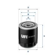 23.127.00 UFI olejový filter 23.127.00 UFI