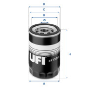 23.130.01 UFI olejový filter 23.130.01 UFI