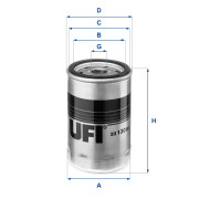 23.130.02 UFI olejový filter 23.130.02 UFI