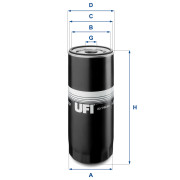 23.144.00 UFI olejový filter 23.144.00 UFI