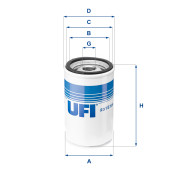 23.151.00 UFI olejový filter 23.151.00 UFI