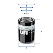 23.244.00 UFI olejový filter 23.244.00 UFI