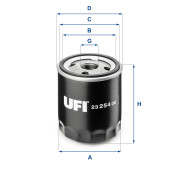 23.254.00 UFI olejový filter 23.254.00 UFI