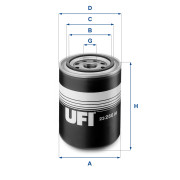 23.256.00 Olejový filtr UFI