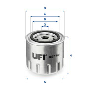 23.257.00 Hydraulický filtr, automatická převodovka UFI