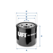 23.258.00 UFI olejový filter 23.258.00 UFI
