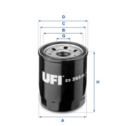 23.265.00 UFI olejový filter 23.265.00 UFI
