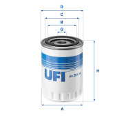 23.281.00 Olejový filtr UFI