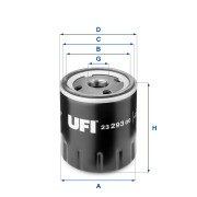 23.293.00 UFI olejový filter 23.293.00 UFI