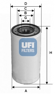 23.302.00 Olejový filtr UFI