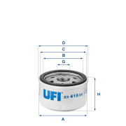 23.418.00 UFI olejový filter 23.418.00 UFI