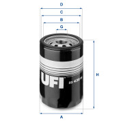 23.436.00 UFI olejový filter 23.436.00 UFI