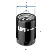 23.444.00 UFI olejový filter 23.444.00 UFI