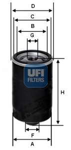 23.462.00 Olejový filtr UFI
