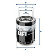 23.472.00 Olejový filtr UFI