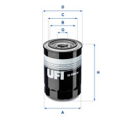 23.486.00 Olejový filtr UFI