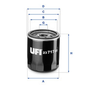 23.717.00 Olejový filtr UFI