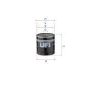 23.751.00 UFI olejový filter 23.751.00 UFI