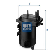 24.013.00 UFI palivový filter 24.013.00 UFI