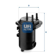 24.014.00 UFI palivový filter 24.014.00 UFI