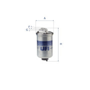24.022.00 UFI palivový filter 24.022.00 UFI