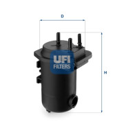 24.051.00 UFI palivový filter 24.051.00 UFI