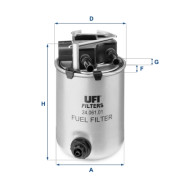 24.061.01 Palivový filtr UFI