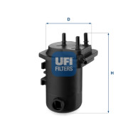 24.098.00 UFI palivový filter 24.098.00 UFI