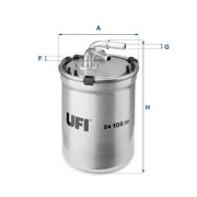 24.106.00 Palivový filtr UFI