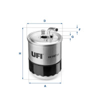 24.107.00 Palivový filtr UFI