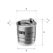24.111.00 Palivový filtr UFI