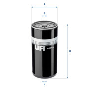 24.121.00 UFI palivový filter 24.121.00 UFI