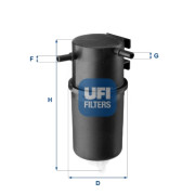 24.145.00 UFI palivový filter 24.145.00 UFI