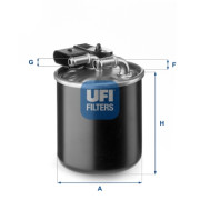 24.150.00 UFI palivový filter 24.150.00 UFI