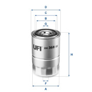 24.368.00 Palivový filtr UFI