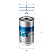 24.378.00 Palivový filtr UFI