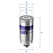 24.399.00 UFI palivový filter 24.399.00 UFI