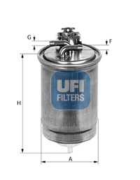24.404.00 UFI palivový filter 24.404.00 UFI