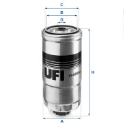 24.408.00 Palivový filtr UFI
