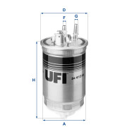 24.412.00 Palivový filtr UFI