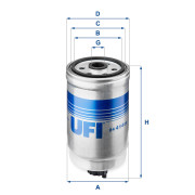 24.414.00 UFI palivový filter 24.414.00 UFI