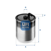 24.429.00 UFI palivový filter 24.429.00 UFI