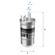 24.433.00 Palivový filtr UFI