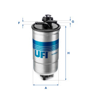 24.440.00 UFI palivový filter 24.440.00 UFI
