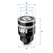 24.444.00 UFI palivový filter 24.444.00 UFI