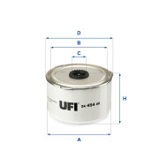 24.454.00 Palivový filtr UFI