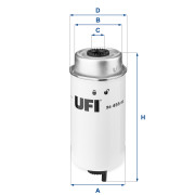 24.455.00 Palivový filtr UFI