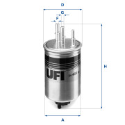 24.459.00 UFI palivový filter 24.459.00 UFI