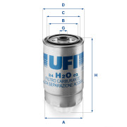 24.H2O.02 Palivový filtr UFI